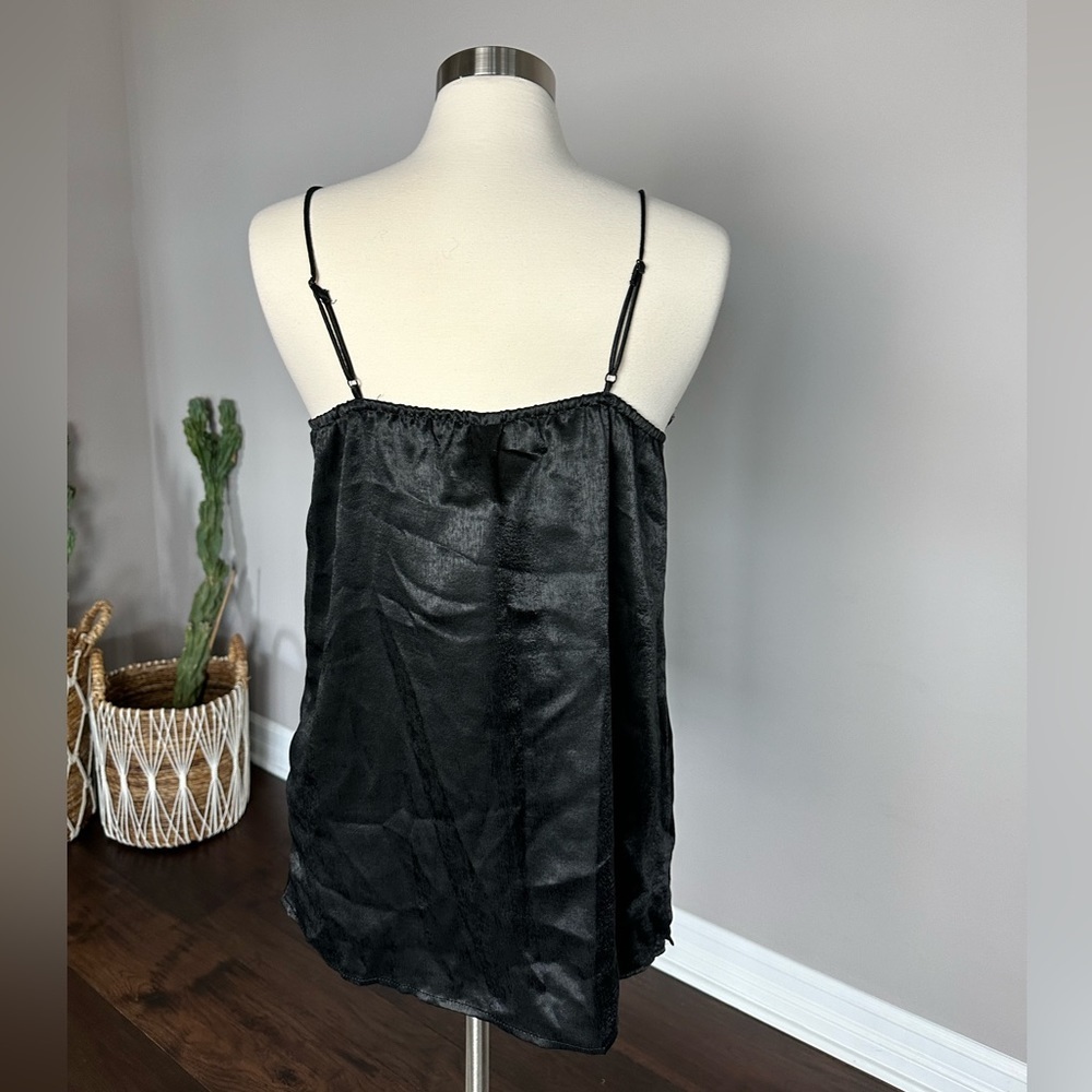 Lace Layering Sexy Camisole Cami Tank Romantic Evening Date Night Office Black L - Picture 4 of 12